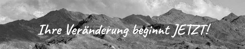 Ihre Veränderung beginnt JETZT! Jetzt ist der Moment, Ihre Veränderung zu gestalten! Ihr erster Schritt: Mich kennenlernen!
